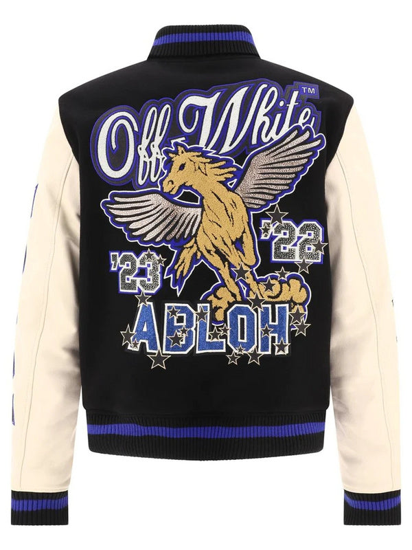 Jaqueta de Beisebol OFF WHITE
