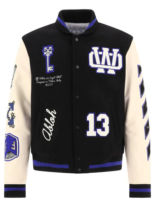 Jaqueta de Beisebol OFF WHITE