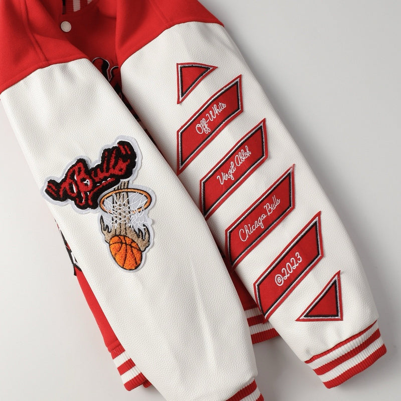 Jaqueta de Beisebol OFF WHITE