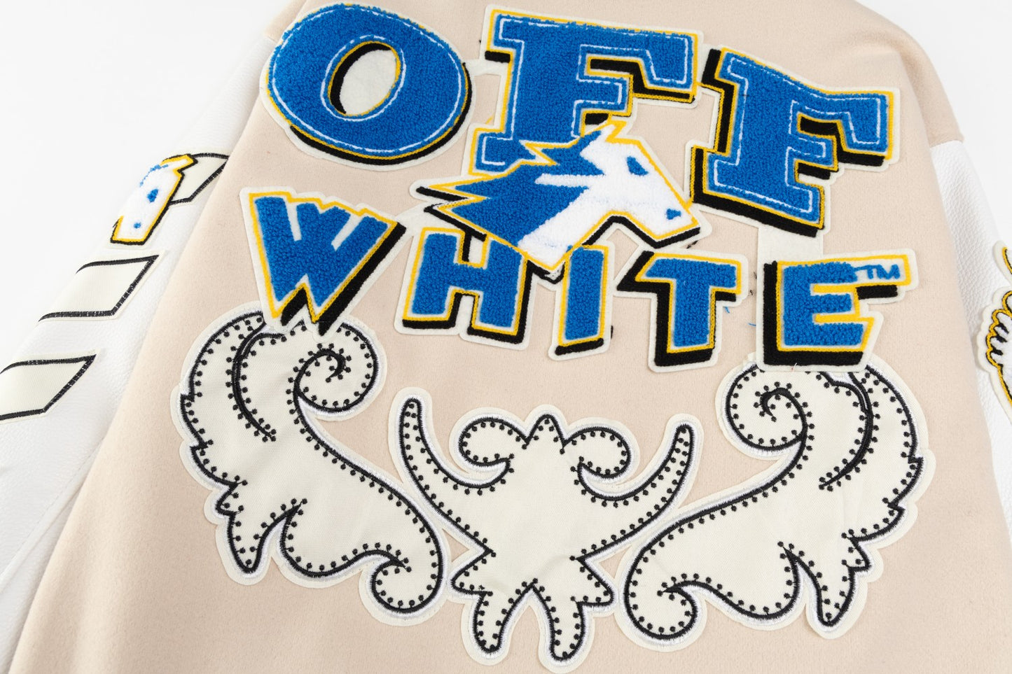 Jaqueta de Beisebol OFF WHITE