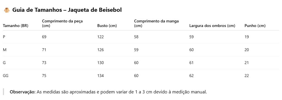 Jaqueta de Beisebol LV