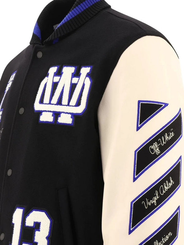 Jaqueta de Beisebol OFF WHITE