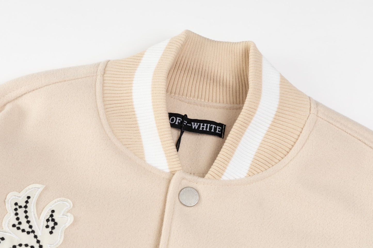 Jaqueta de Beisebol OFF WHITE