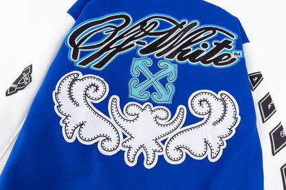 Jaqueta de Beisebol OFF WHITE