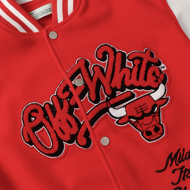 Jaqueta de Beisebol OFF WHITE
