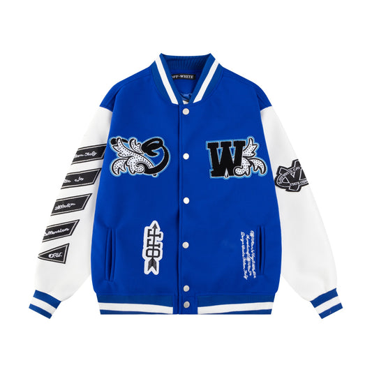Jaqueta de Beisebol OFF WHITE