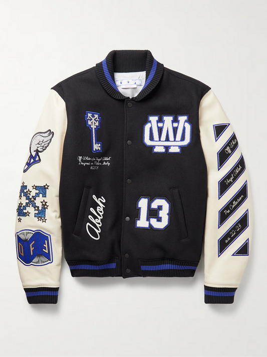 Jaqueta de Beisebol OFF WHITE