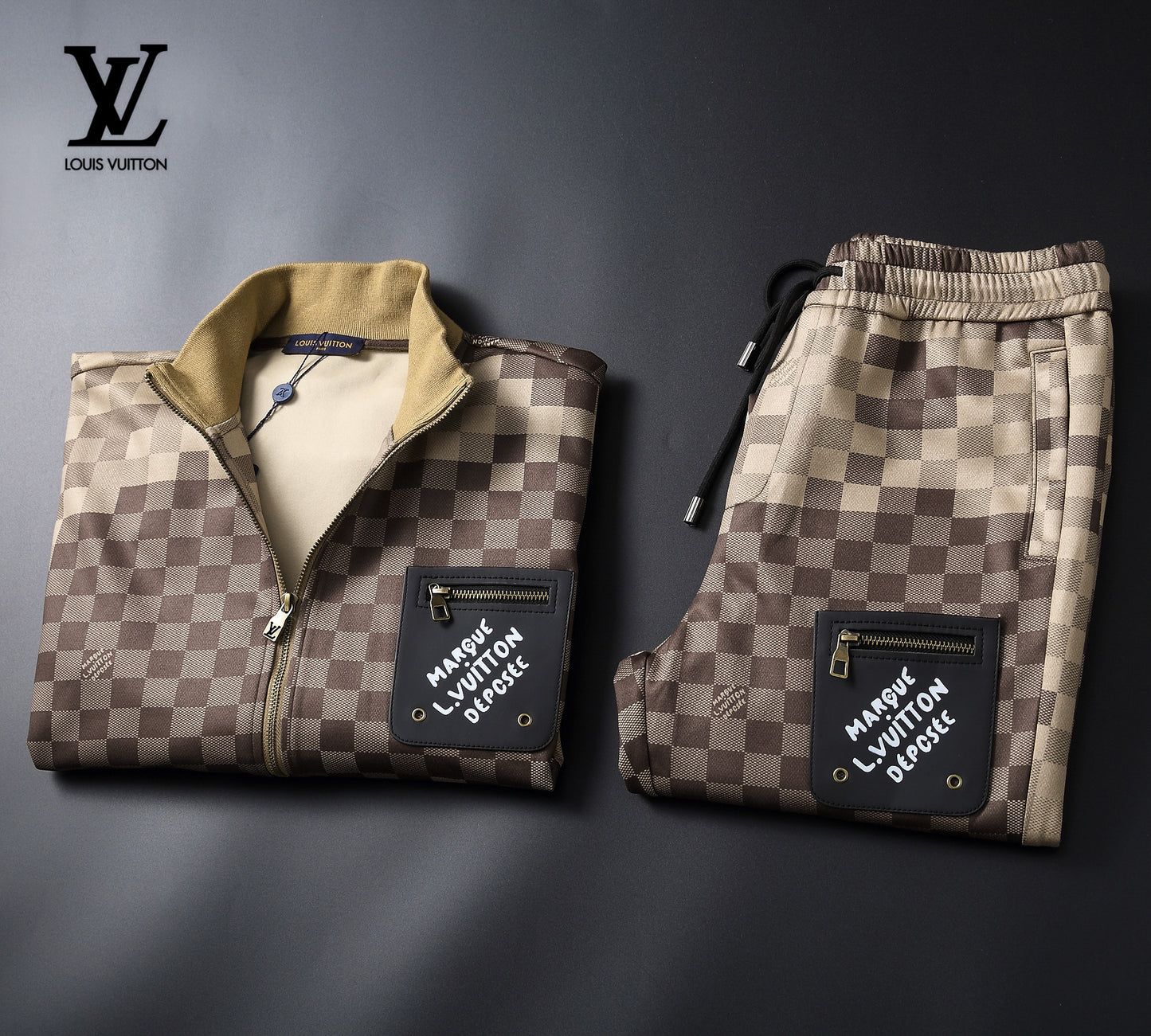 Conjunto de grife LV