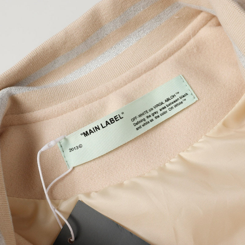 Jaqueta de Beisebol OFF WHITE