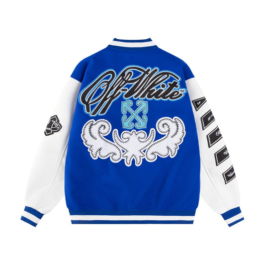 Jaqueta de Beisebol OFF WHITE