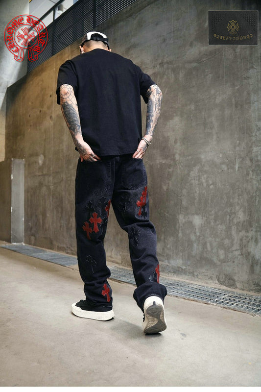 Calça Jeans Chrome Hearts