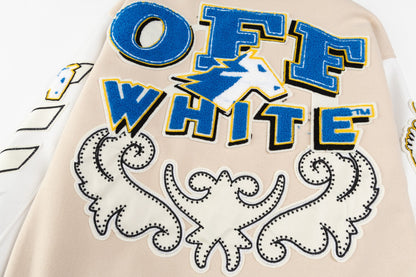 Jaqueta de Beisebol OFF WHITE