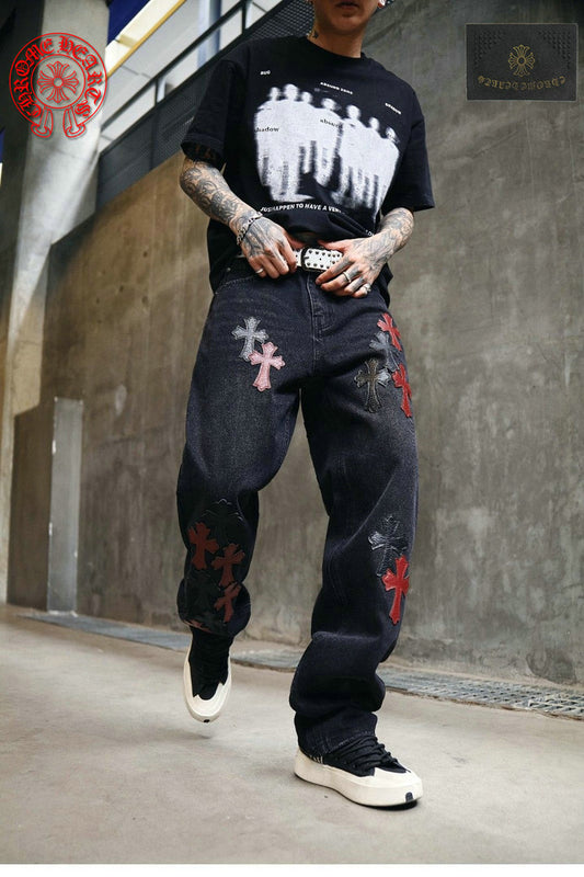 Calça Jeans Chrome Hearts