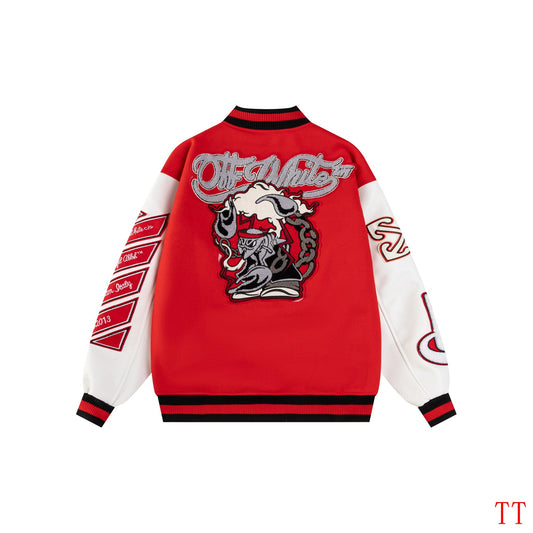 Jaqueta de Beisebol OFF WHITE